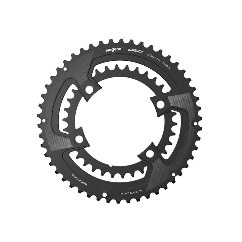 Magene QED Lightweight Split Chainring Set-110/4 BCD (11/12 Speed) - image 1