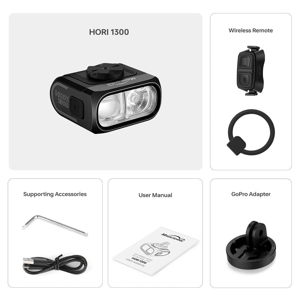Magicshine HORI 1300 Dual Mounted Front Light (1300 Lumens) - image 6