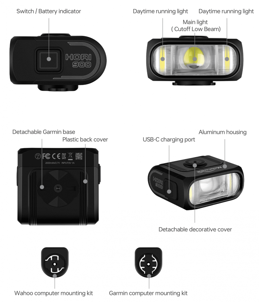 Magicshine HORI 900 Dual Mounted Front Light (900 Lumens) - image 7