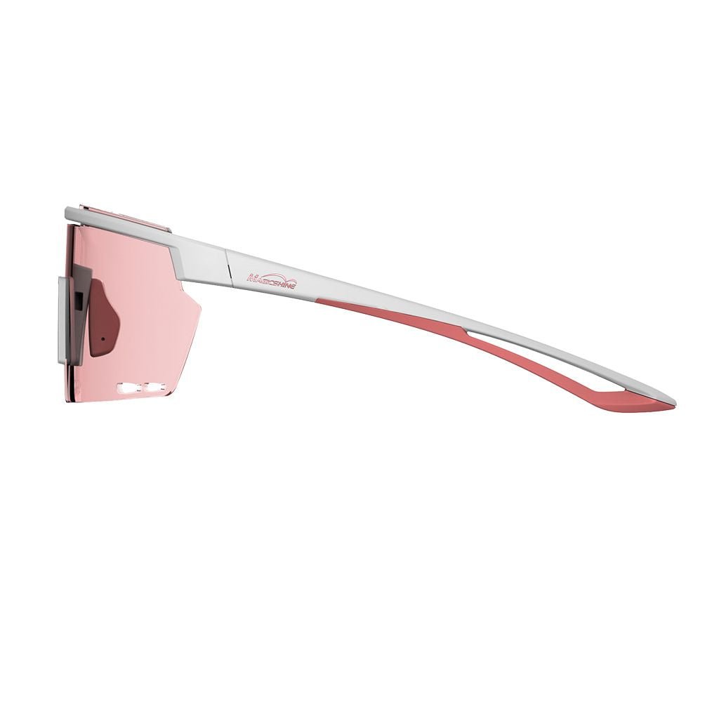 Magicshine Rouler Coated Photochromic Sunglasses-White/Pink - image 3