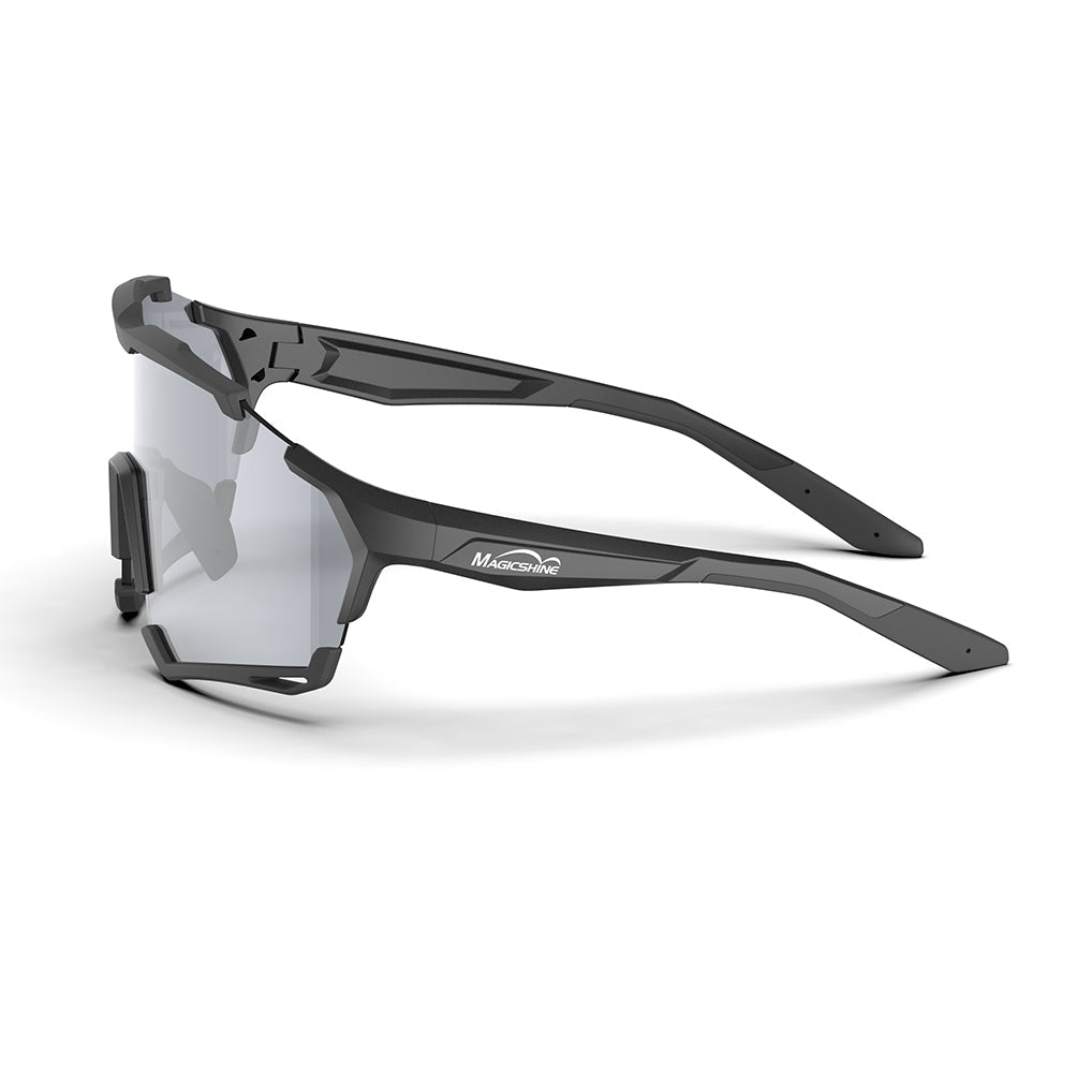 Magicshine Versatiler Photochromic Sunglasses-Clear/Black - image 2