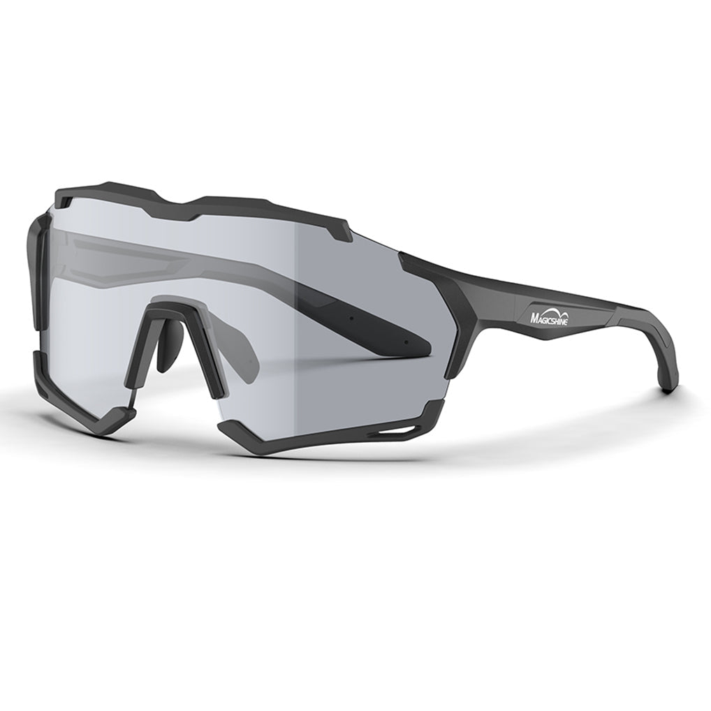 Magicshine Versatiler Photochromic Sunglasses-Clear/Black - image 1