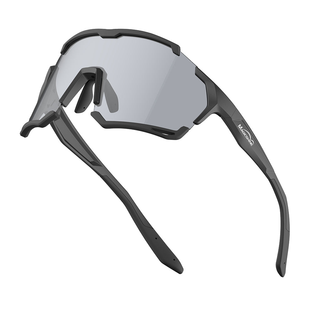 Magicshine Versatiler Photochromic Sunglasses-Clear/Black - image 5