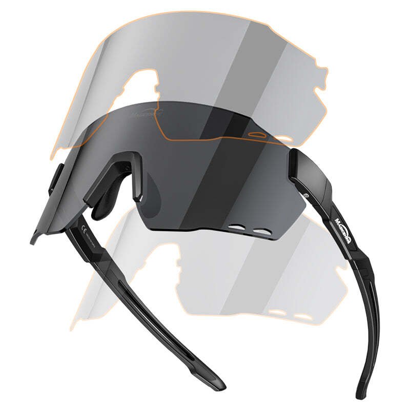 Magicshine Windbreaker Classic Sunglasses WB003 - Gold - image 2