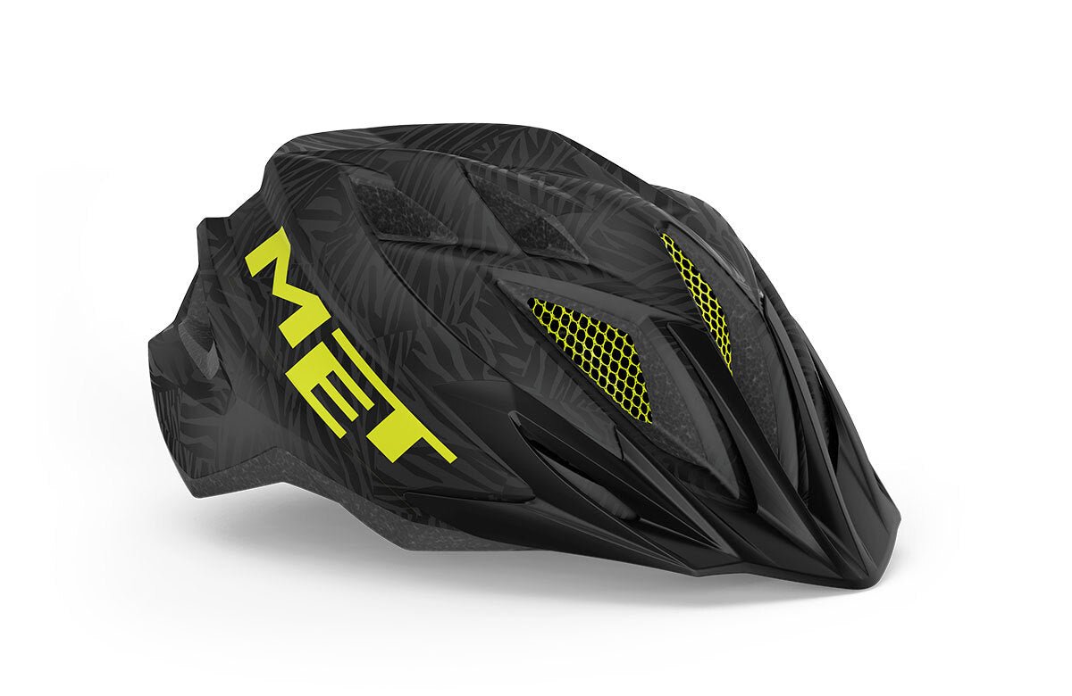 Met Crackerjack Kids Bike Helmet - Black Texture Green - image 4