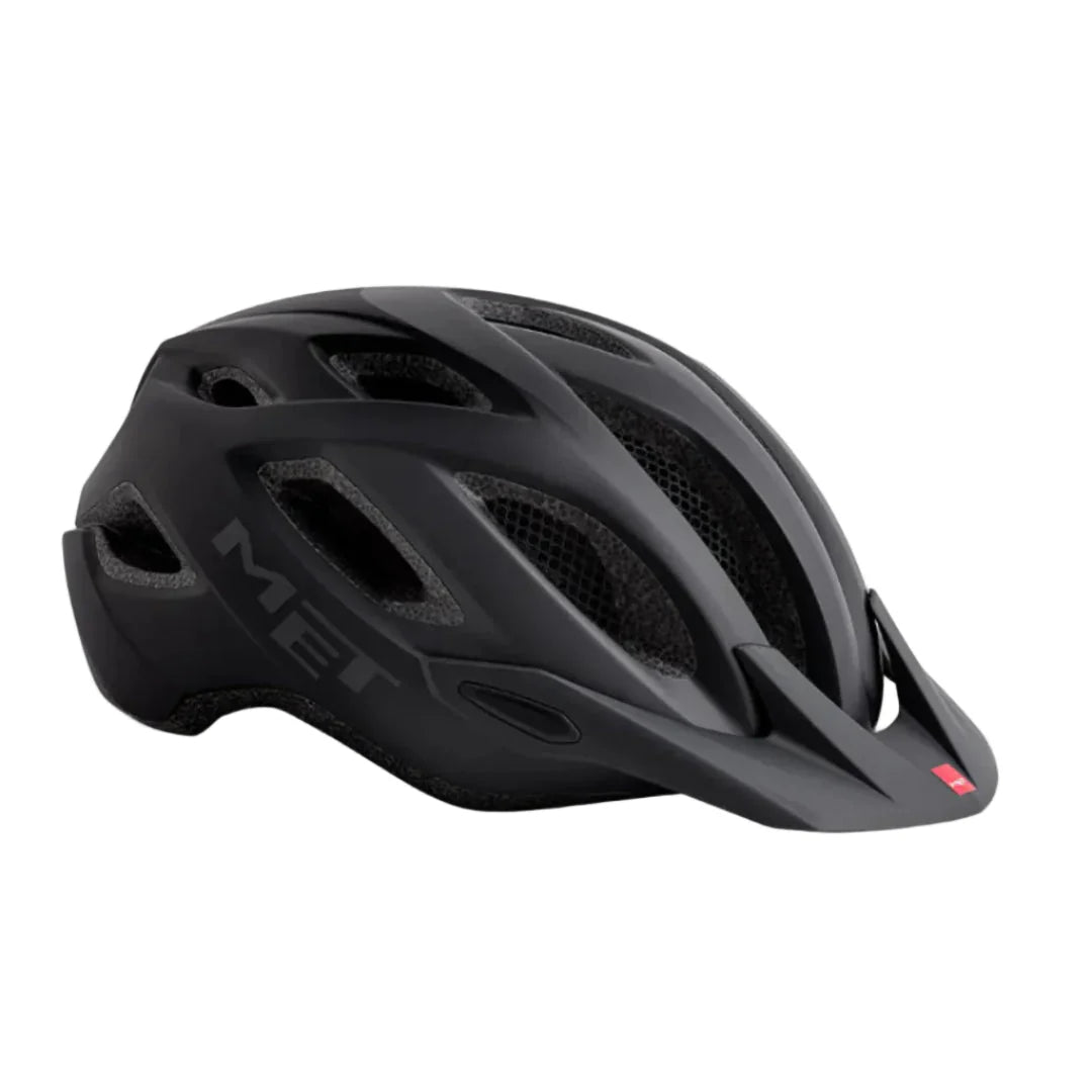 Met Crossover Cycling Helmet Shaded Black | Matt - image 1