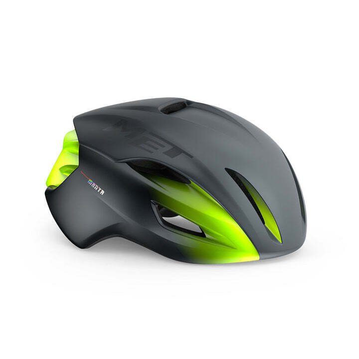 Met Manta MIPS - Gray Fluo Yellow | Matt Glossy - image