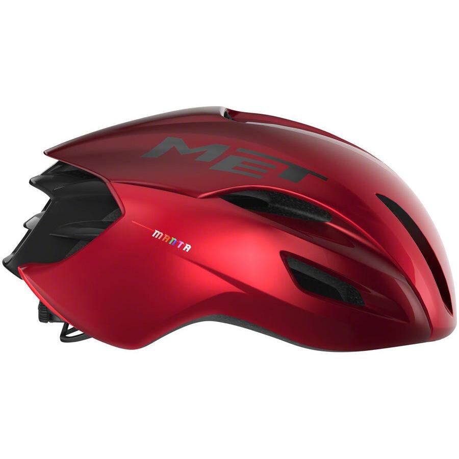 Met Manta MIPS - Red Metallic | Glossy - image