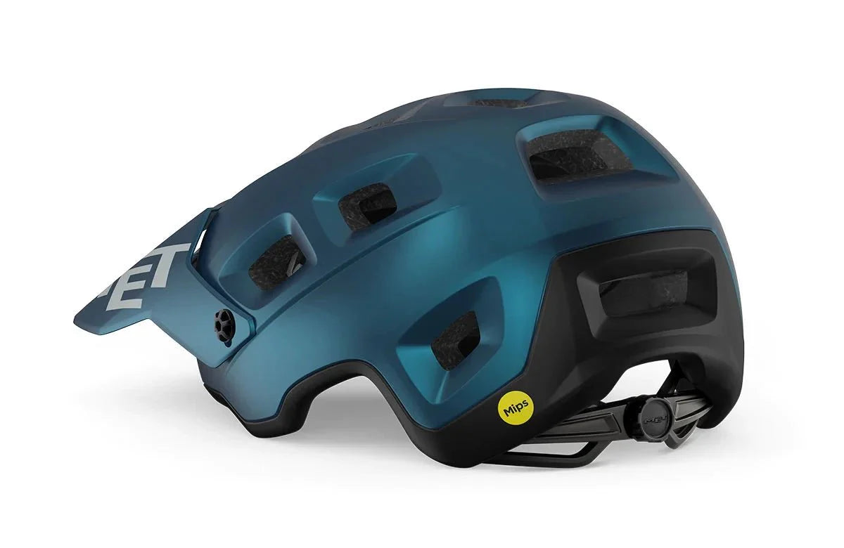 Met Terranova MIPS - Teal Blue Black Matt Metallic - image 3
