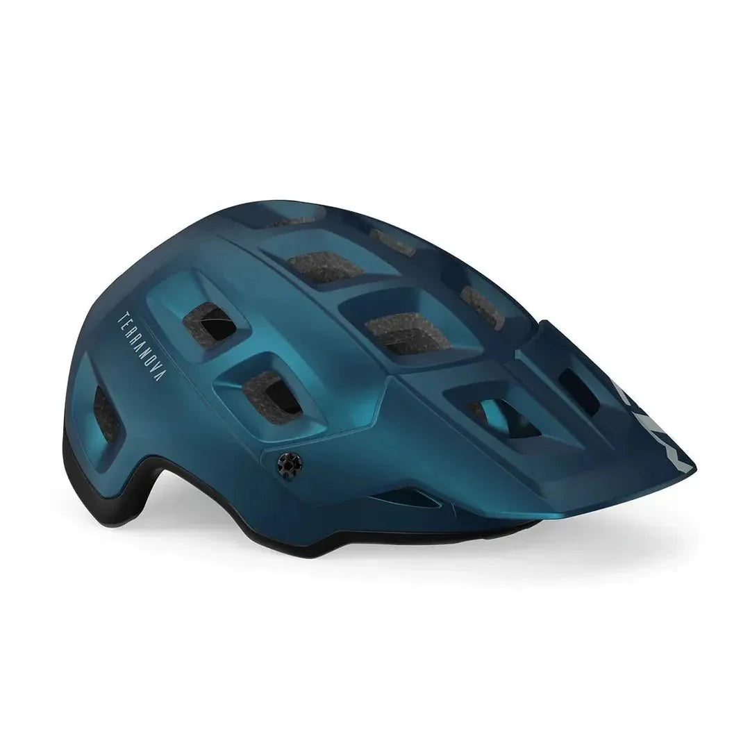 Met Terranova MIPS - Teal Blue Black Matt Metallic - image 1