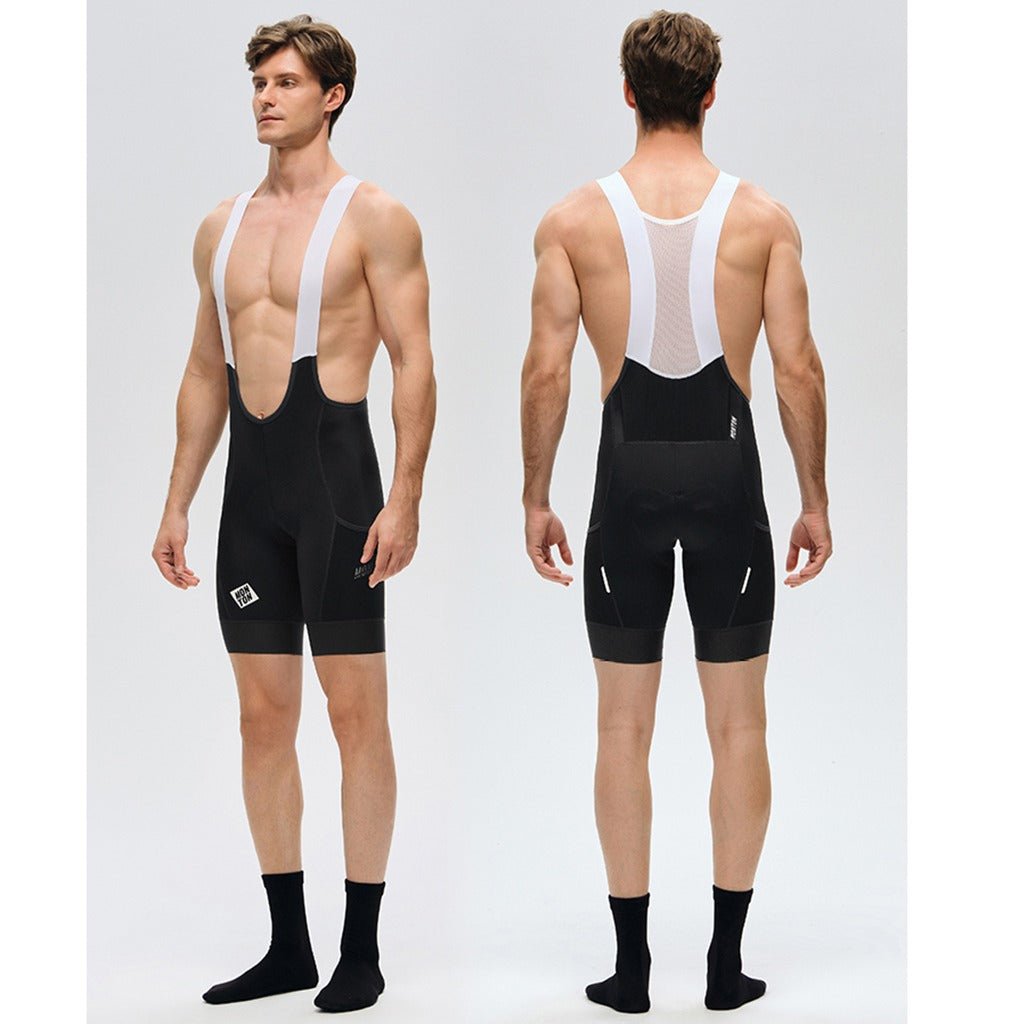 Monton Chase Summer Bibshorts-Black - image 4