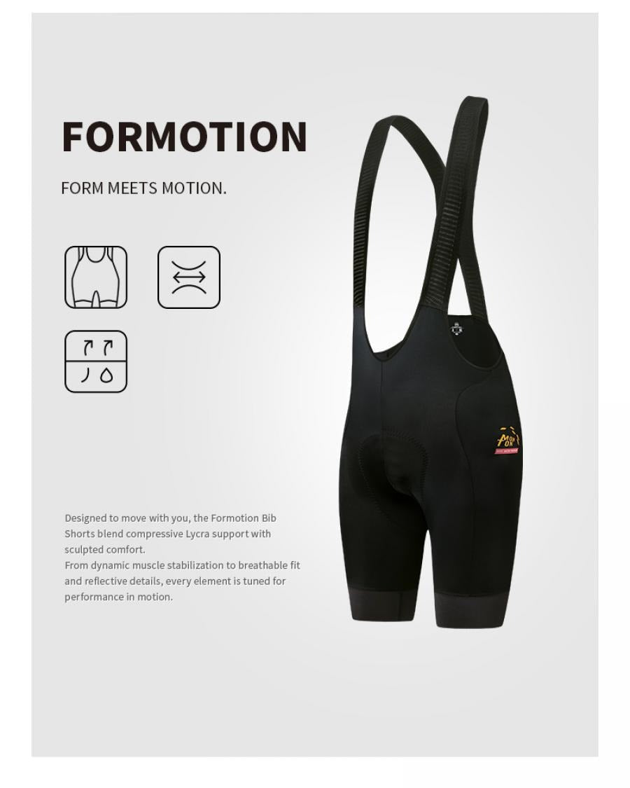 Monton Formotion Bibshorts - Black - image 5