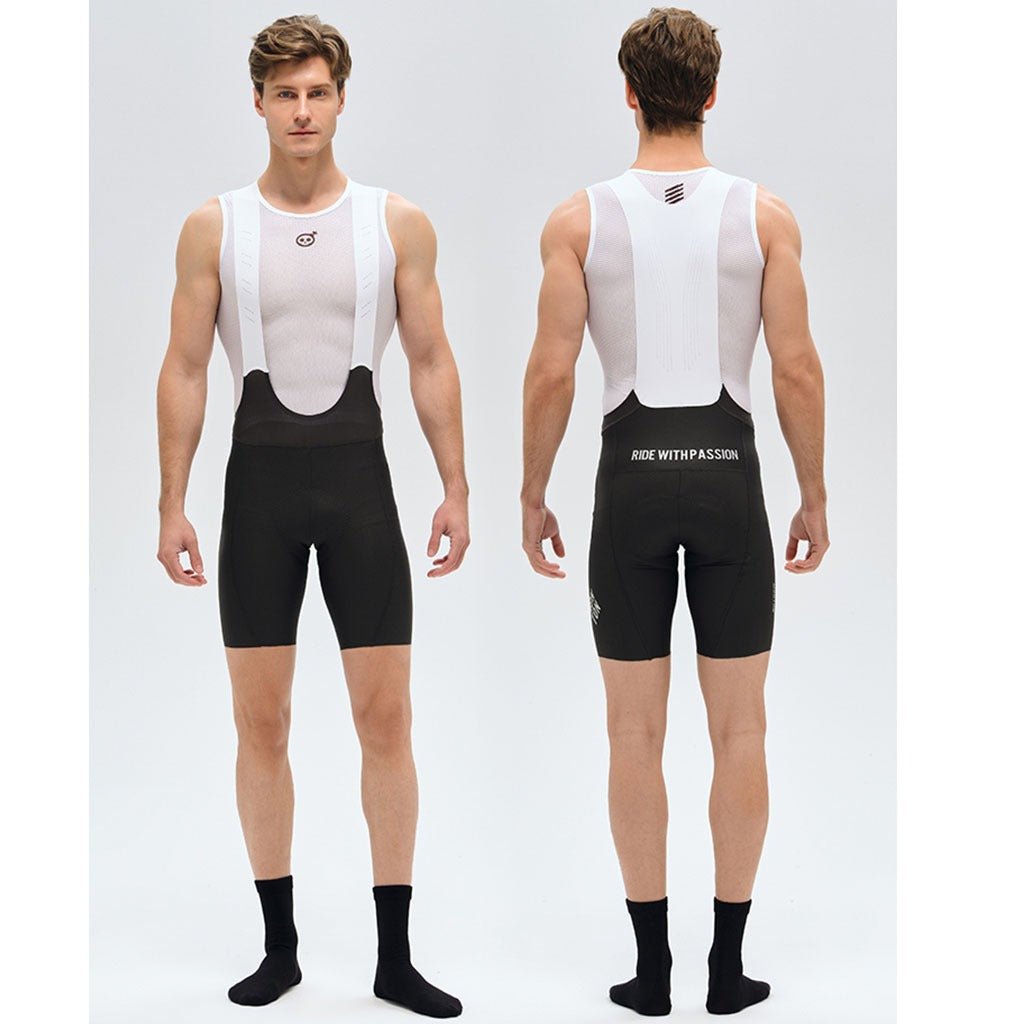 Monton Minima Bibshorts-Black-Grey - image 3