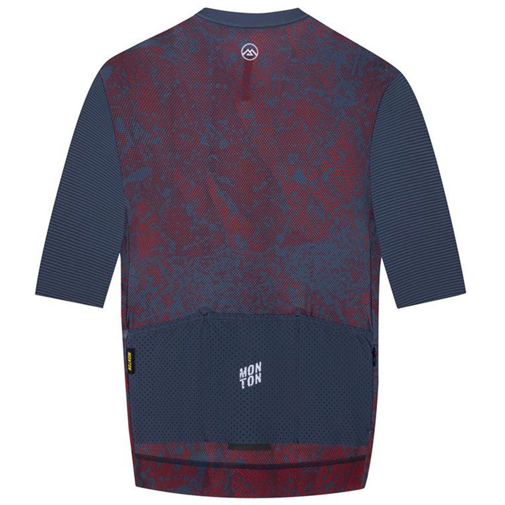 Monton Topography Jersey-Crimson Navy - image 2
