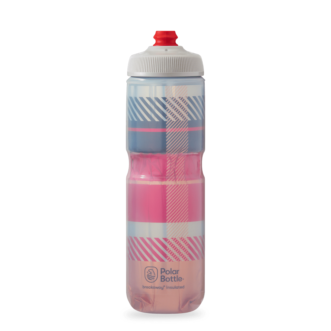 Polar Bottle Breakaway® Insulated - Tartan Highlighter Red/Orange - image 1