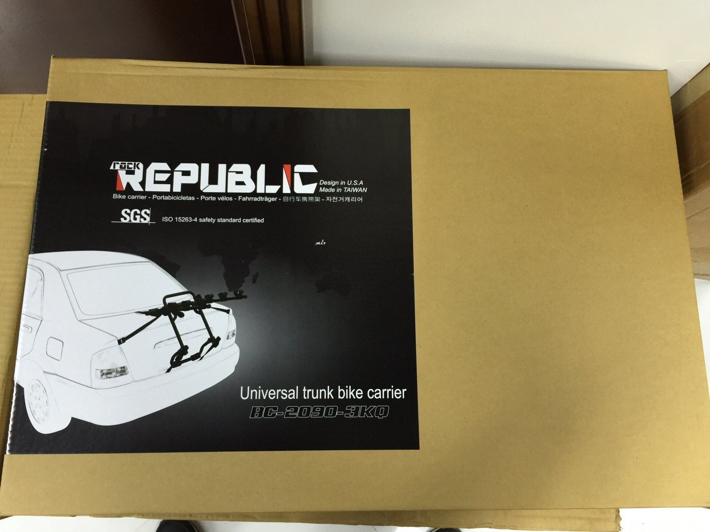 Republic Universal Trunk Rear Bike Rack - image 7
