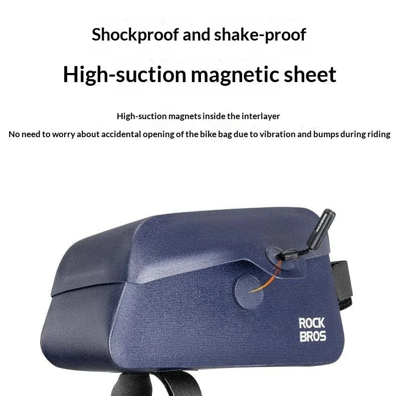 ROCKBROS Bicycle Top Tube Magnetic Suction Bag - image 5