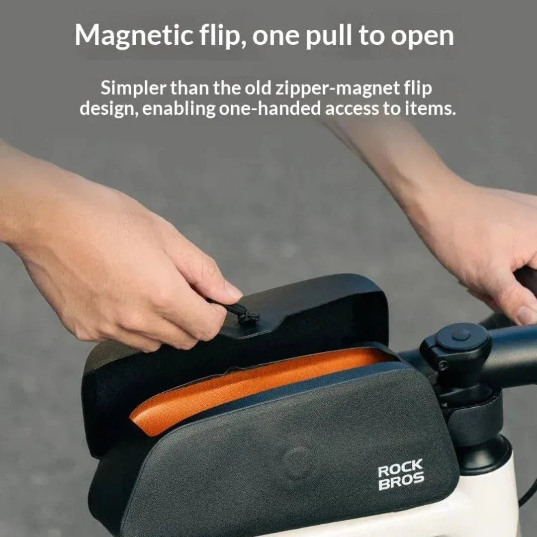 ROCKBROS Bicycle Top Tube Magnetic Suction Bag - image 3