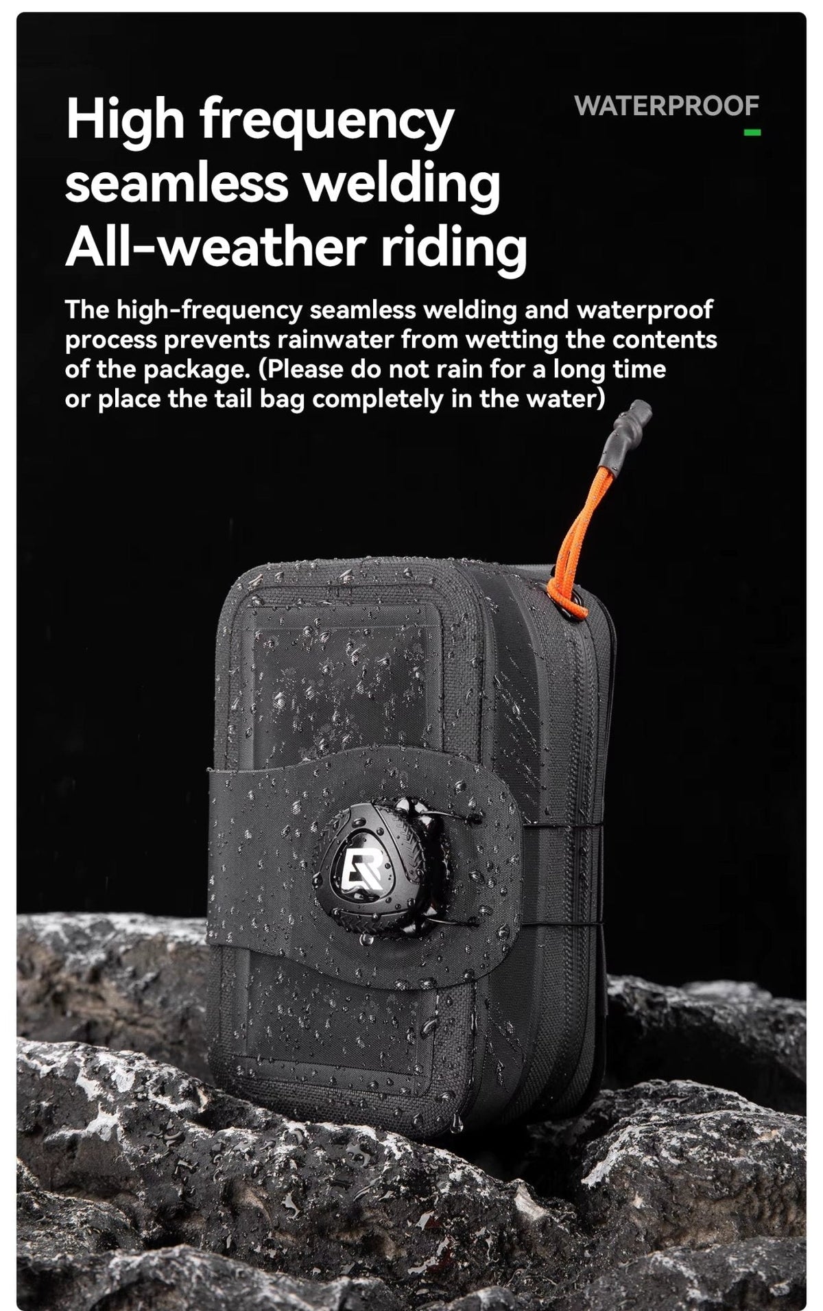 ROCKBROS Waterproof Saddle Bag with Bottle Holder - image 2