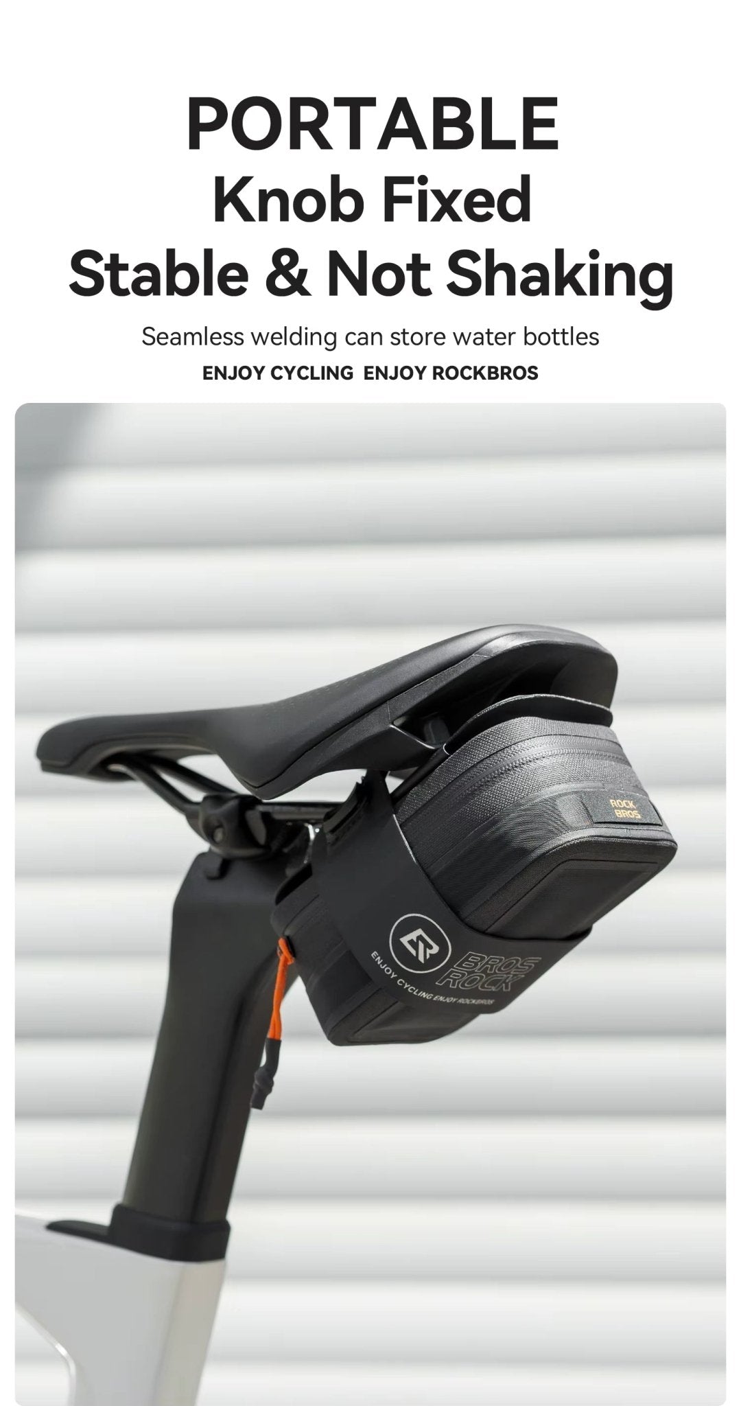ROCKBROS Waterproof Saddle Bag with Bottle Holder - image 3