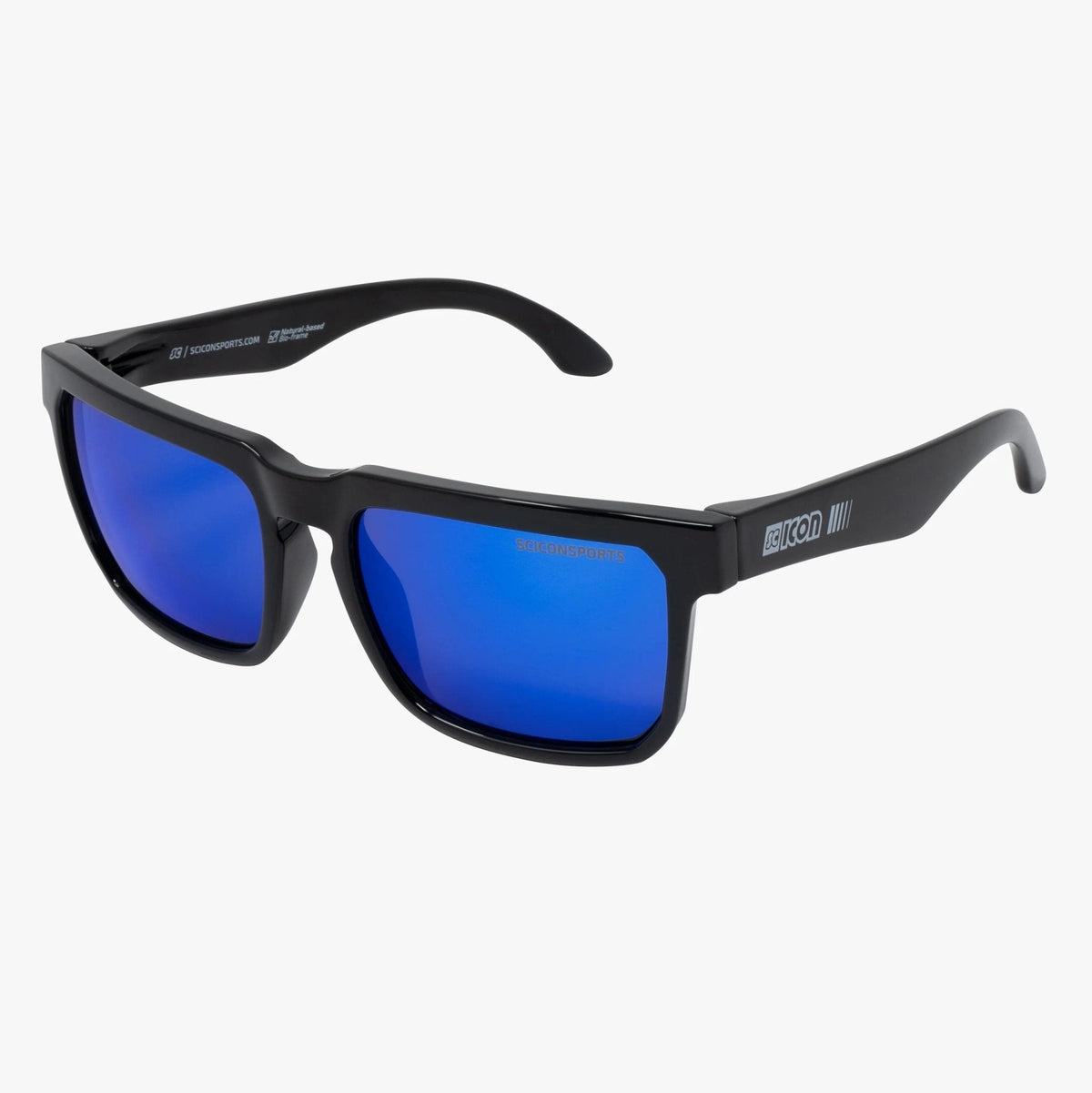 SC Icon Gallio Lifestyle Sunglasses - Black Gloss / Multimirror Blue - image 1