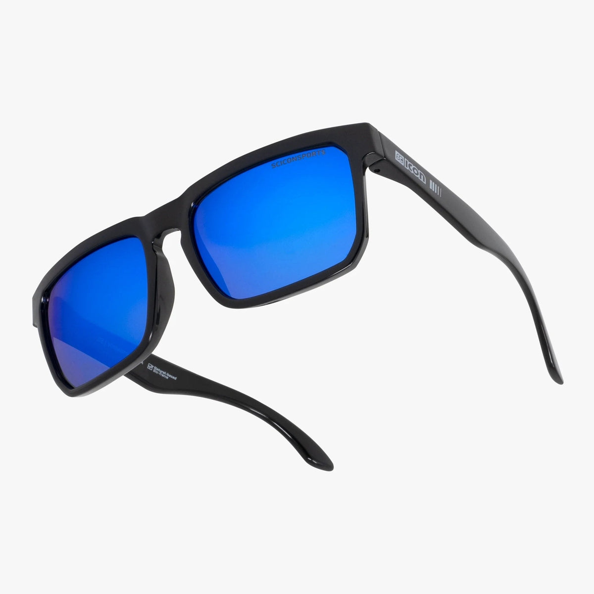 SC Icon Gallio Lifestyle Sunglasses - Black Gloss / Multimirror Blue - image 3