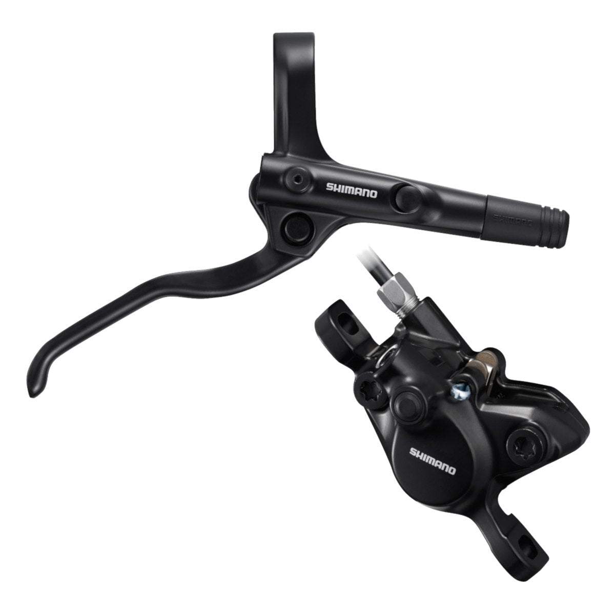 Shimano BL-MT200/BR-MT200 Hydraulic Disc Brake Set (Combo, Front Left & Rear Right) - OEM - image 2