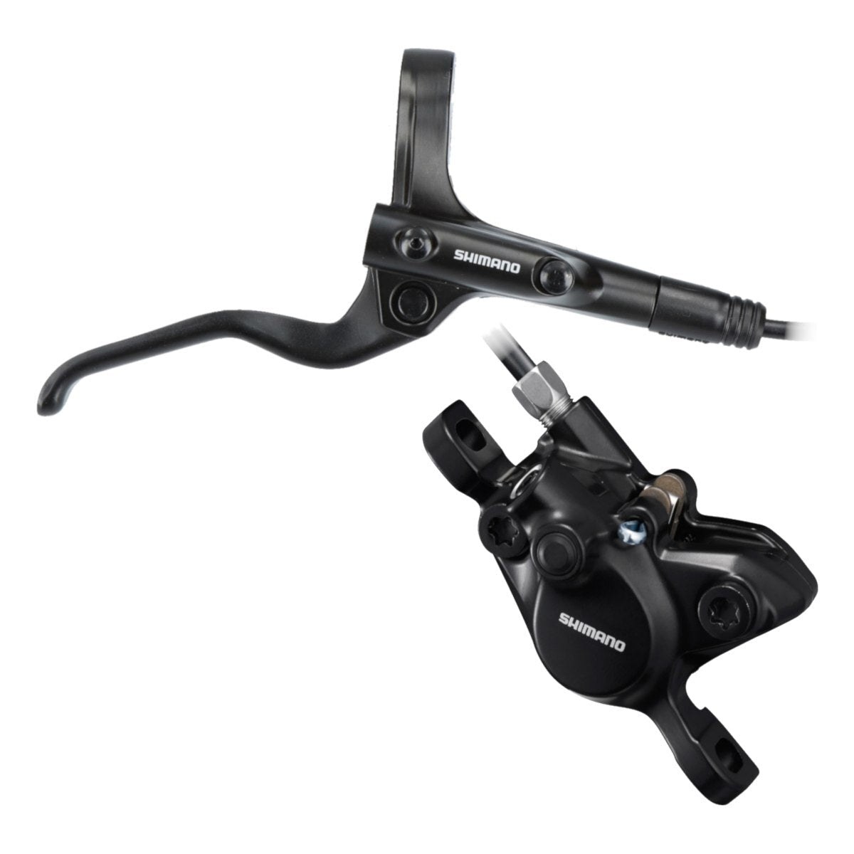 Shimano BL-MT201/BR-MT200 Hydraulic Disc Brake Set (Combo, Front Left & Rear Right) - image 1