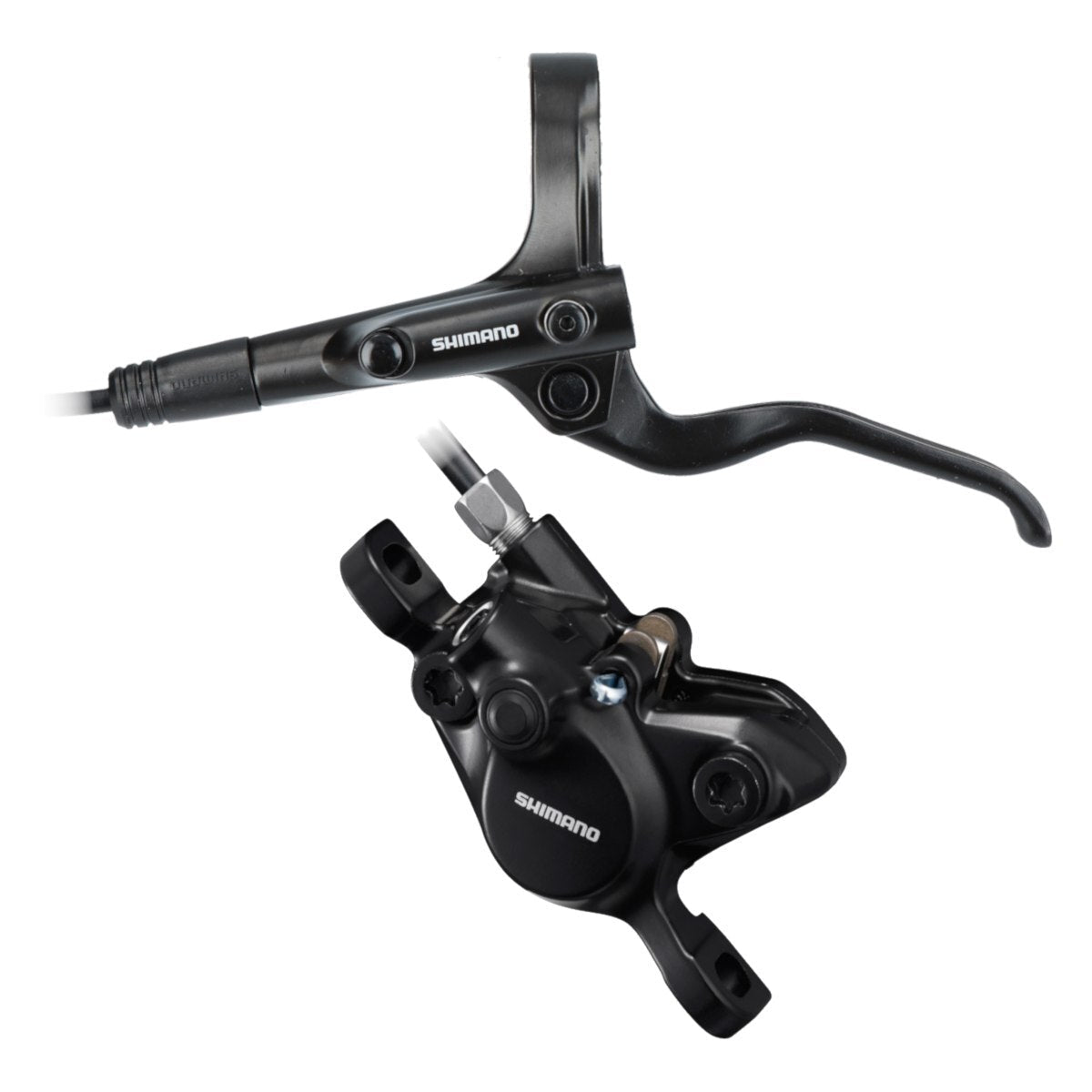 Shimano BL-MT201/BR-MT200 Hydraulic Disc Brake Set (Combo, Front Left & Rear Right) - image 2