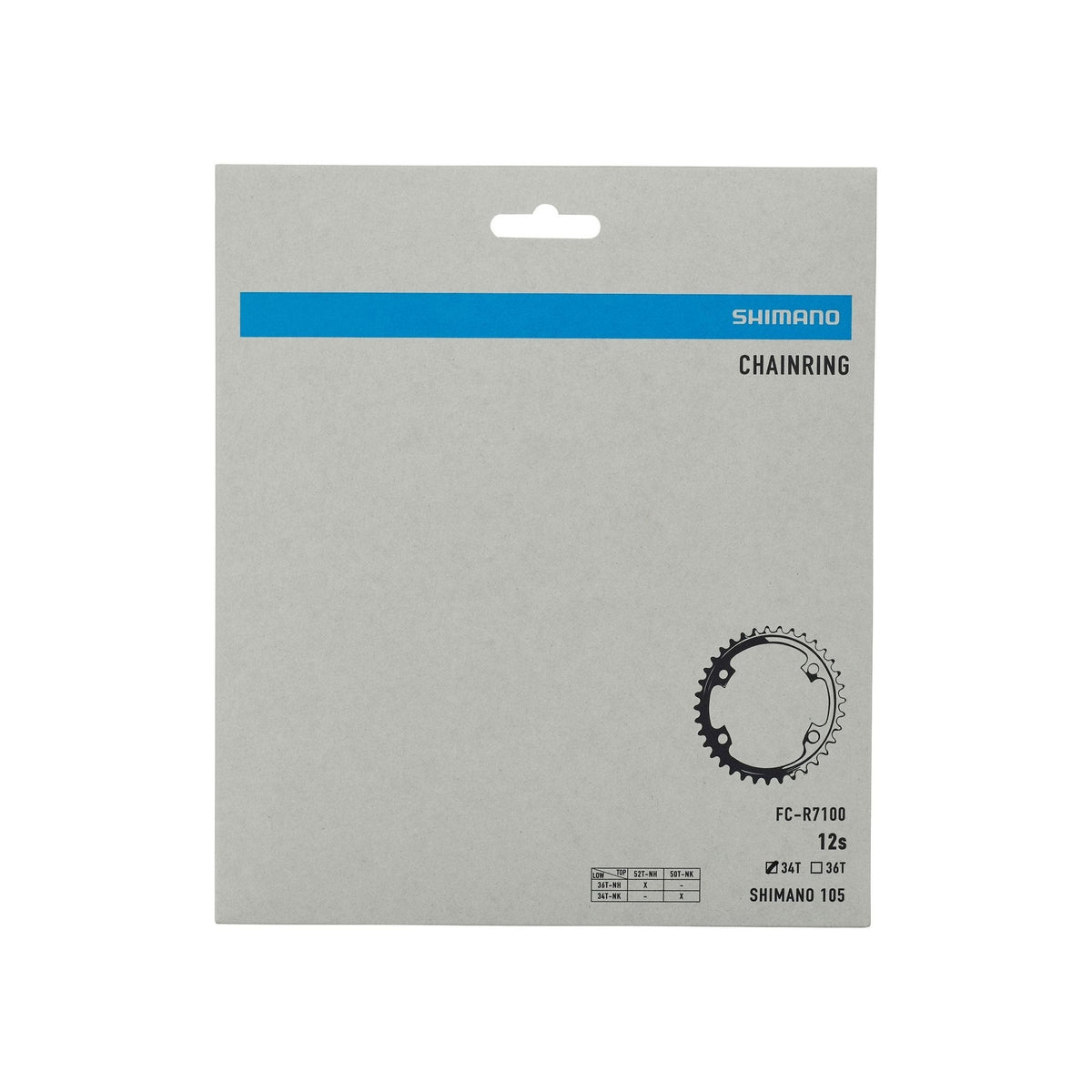 Shimano Chainring 34T for FC-R7100 - image 2