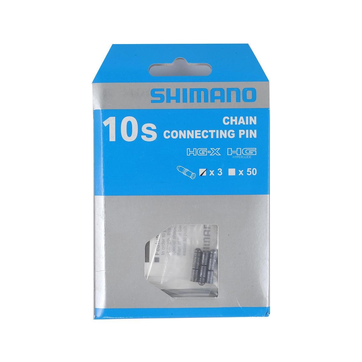 Shimano HG & IG Chain Pins (Black) (10 Speed) (3) - image 1