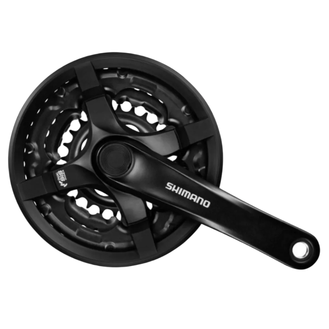 Shimano Tourney FC-TY501 Crankset – 6/7/8 Speed with Chainguard - image 1