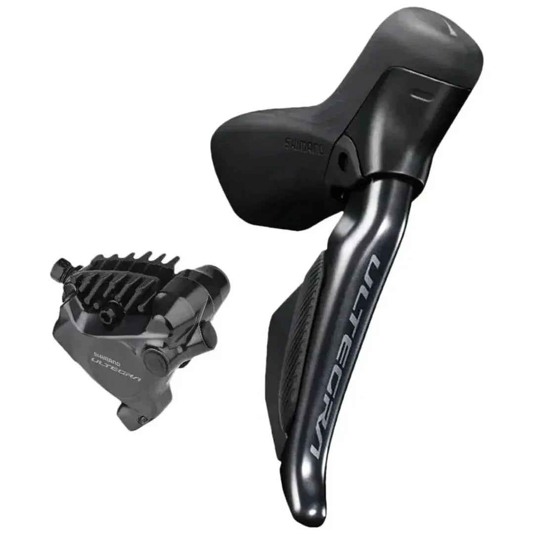 Shimano Ultegra BR-R8170/Di2 ST-R8170 Flat Mount Hydraulic Disc Brake (Anthracite) - 12 Speed - image 1