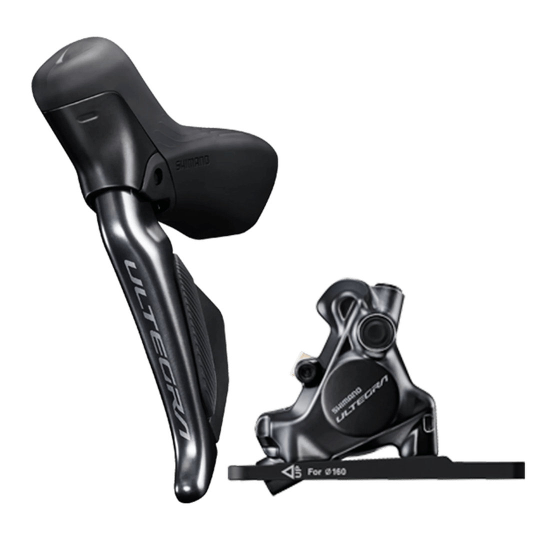 Shimano Ultegra BR-R8170/Di2 ST-R8170 Flat Mount Hydraulic Disc Brake (Anthracite) - 2 Speed - image 1