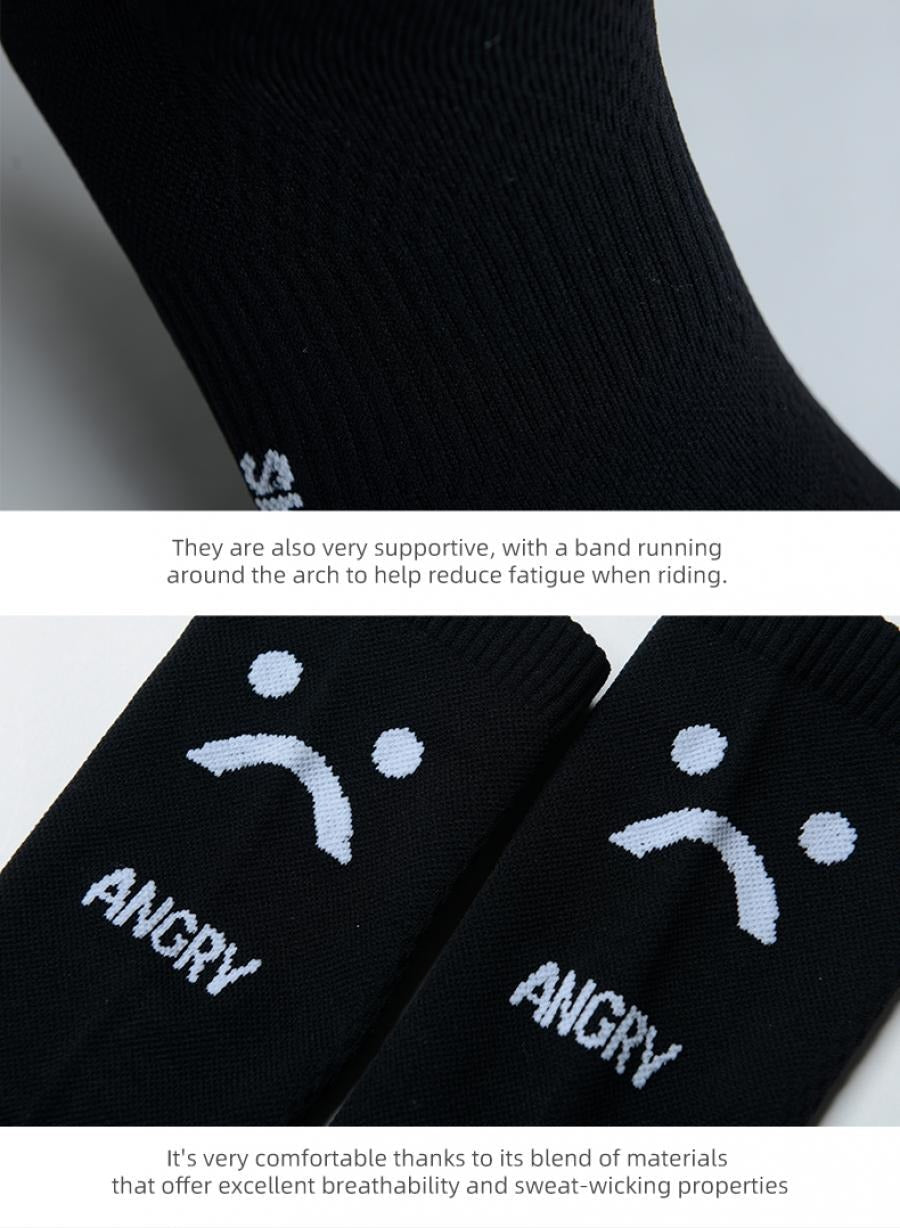 Skull Monton Angry Socks - Black - image 2