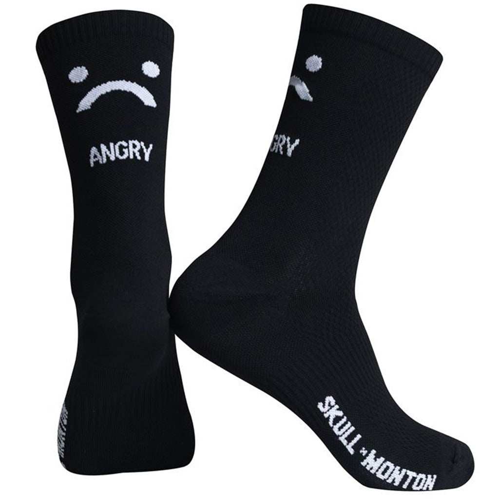 Skull Monton Angry Socks - Black - image 1