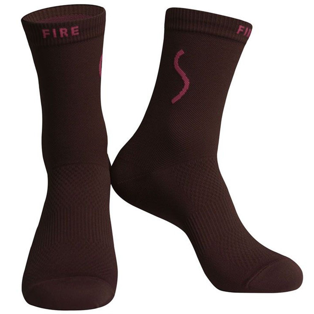 Skull Monton Fire Socks - Red - image 1