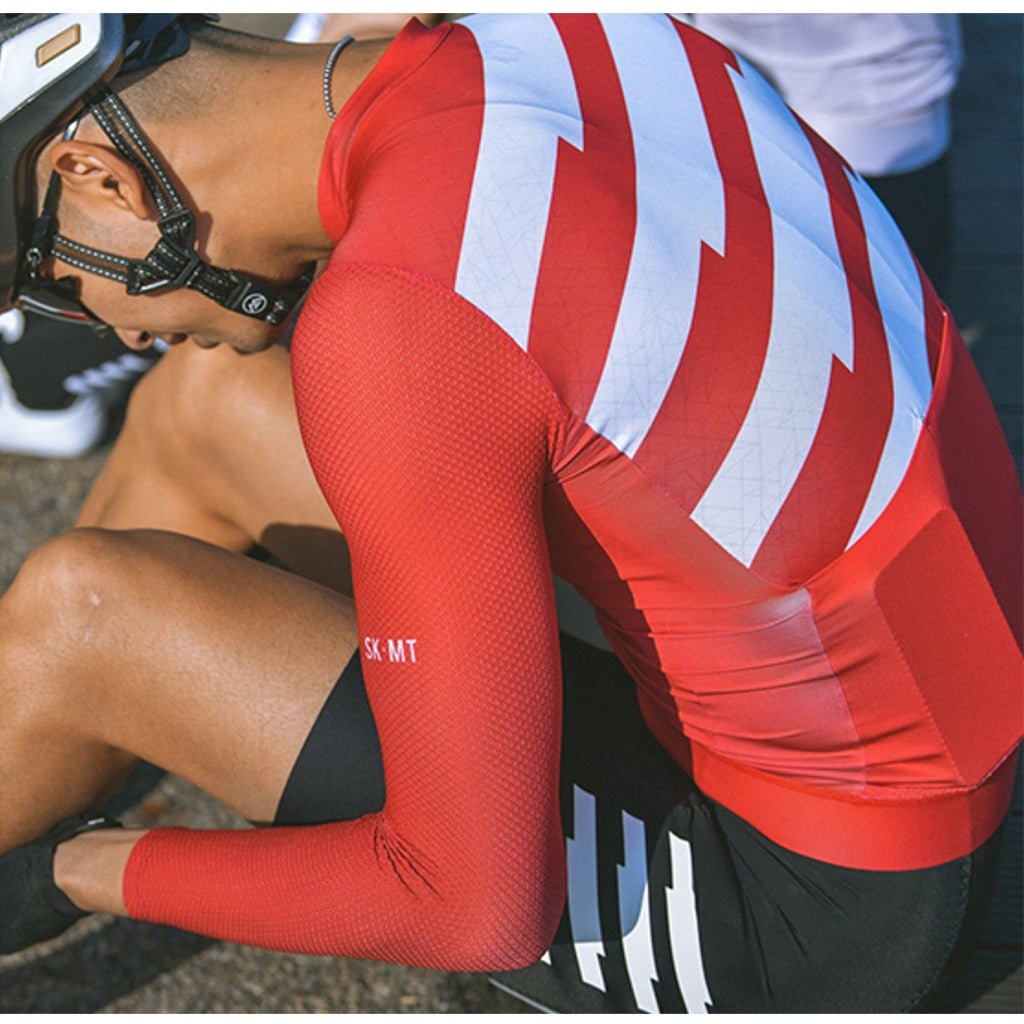 Skull Monton Wednesday Long Sleeve Jersey - Brick Red - image 3