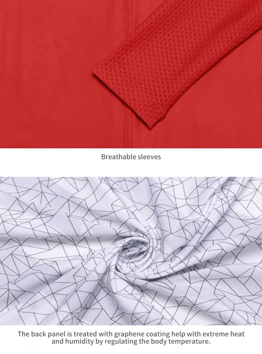 Skull Monton Wednesday Long Sleeve Jersey - Brick Red - image 5