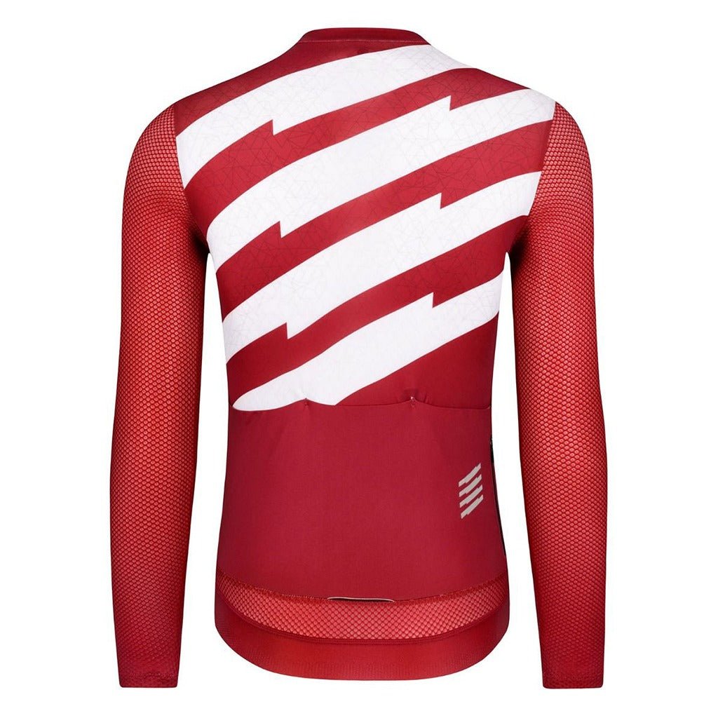 Skull Monton Wednesday Long Sleeve Jersey - Brick Red - image 2