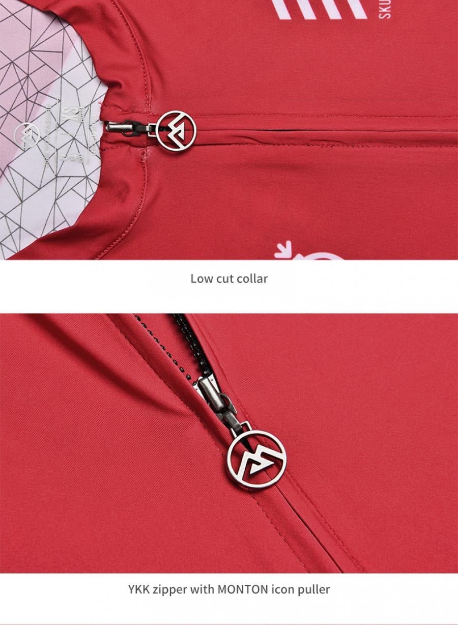 Skull Monton Wednesday Long Sleeve Jersey - Brick Red - image 4