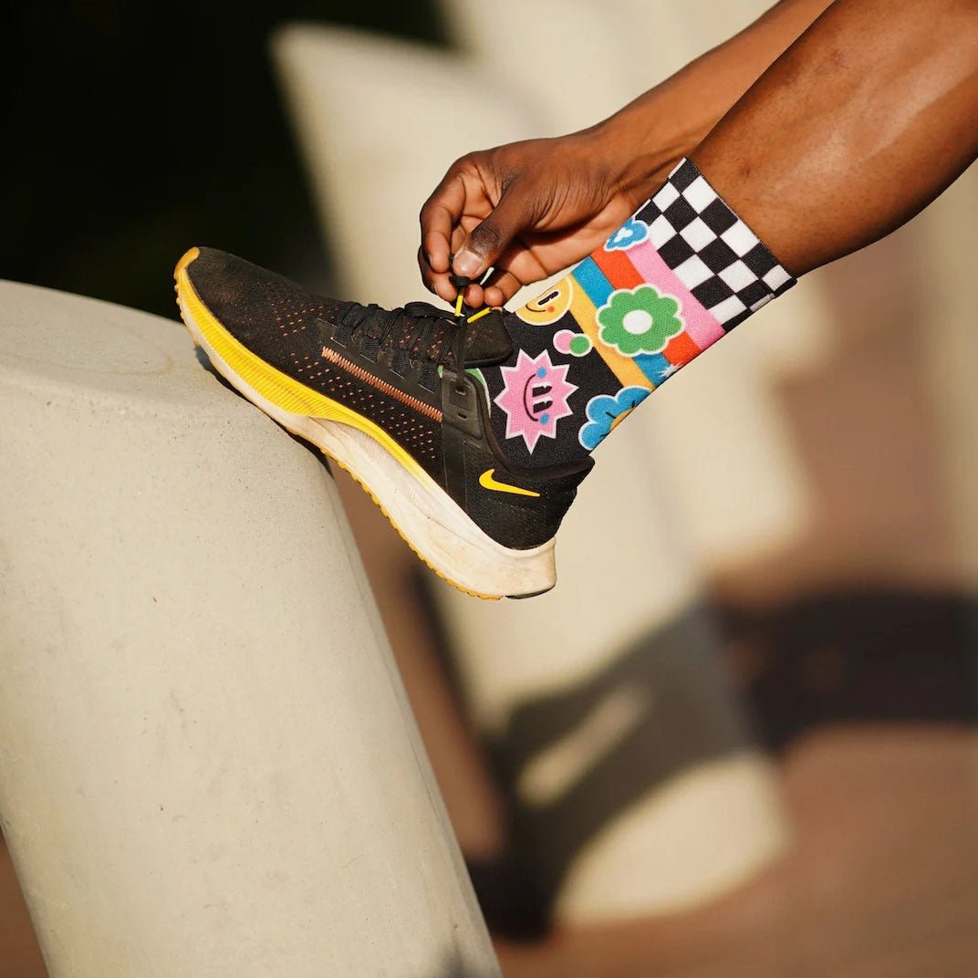 Sox Sticker Casual Crew Socks - image 5