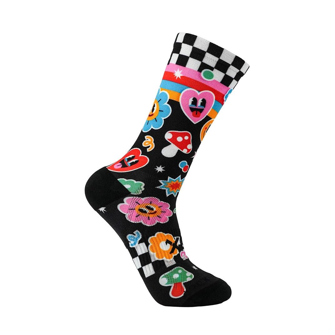 Sox Sticker Casual Crew Socks - image 2