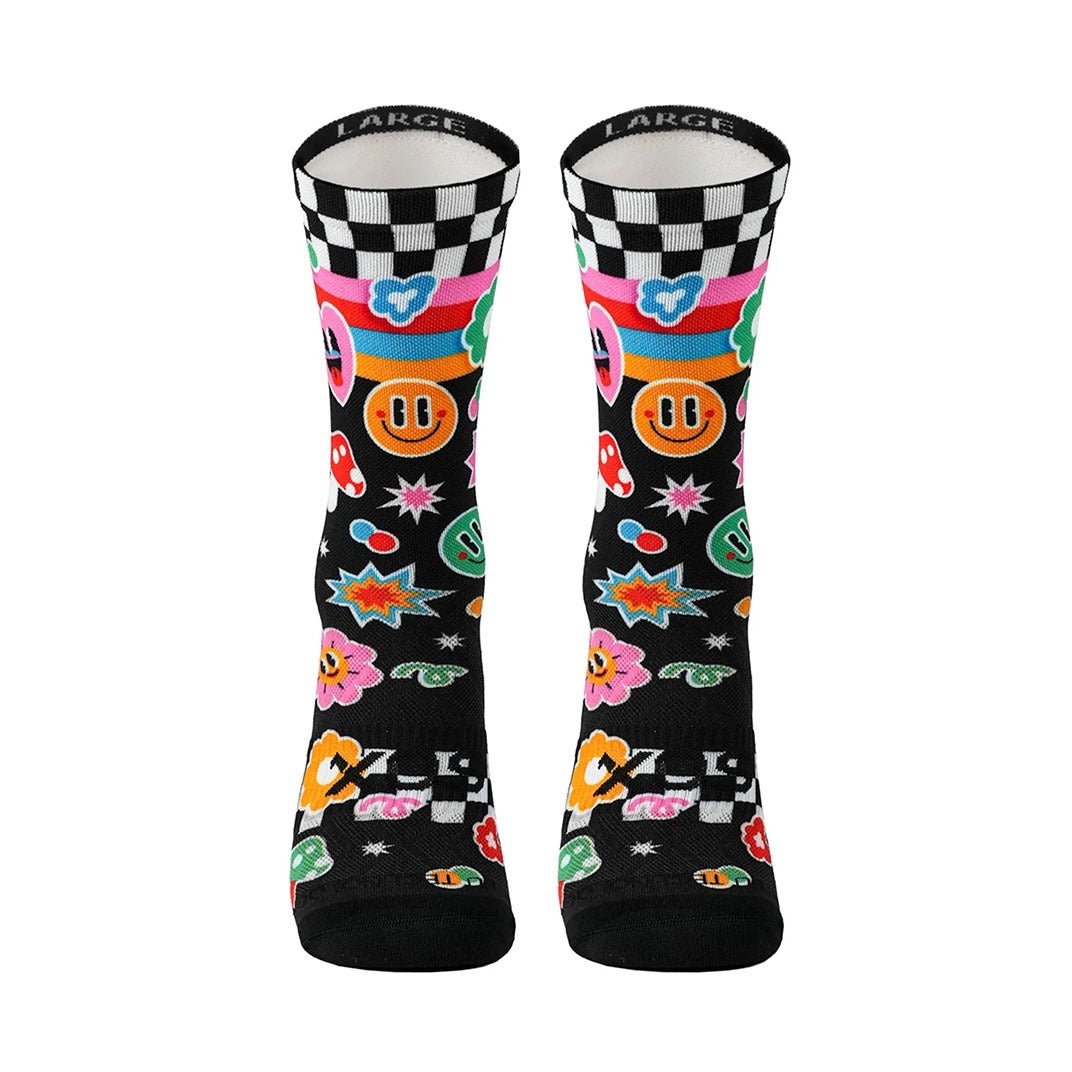 Sox Sticker Casual Crew Socks - image 3