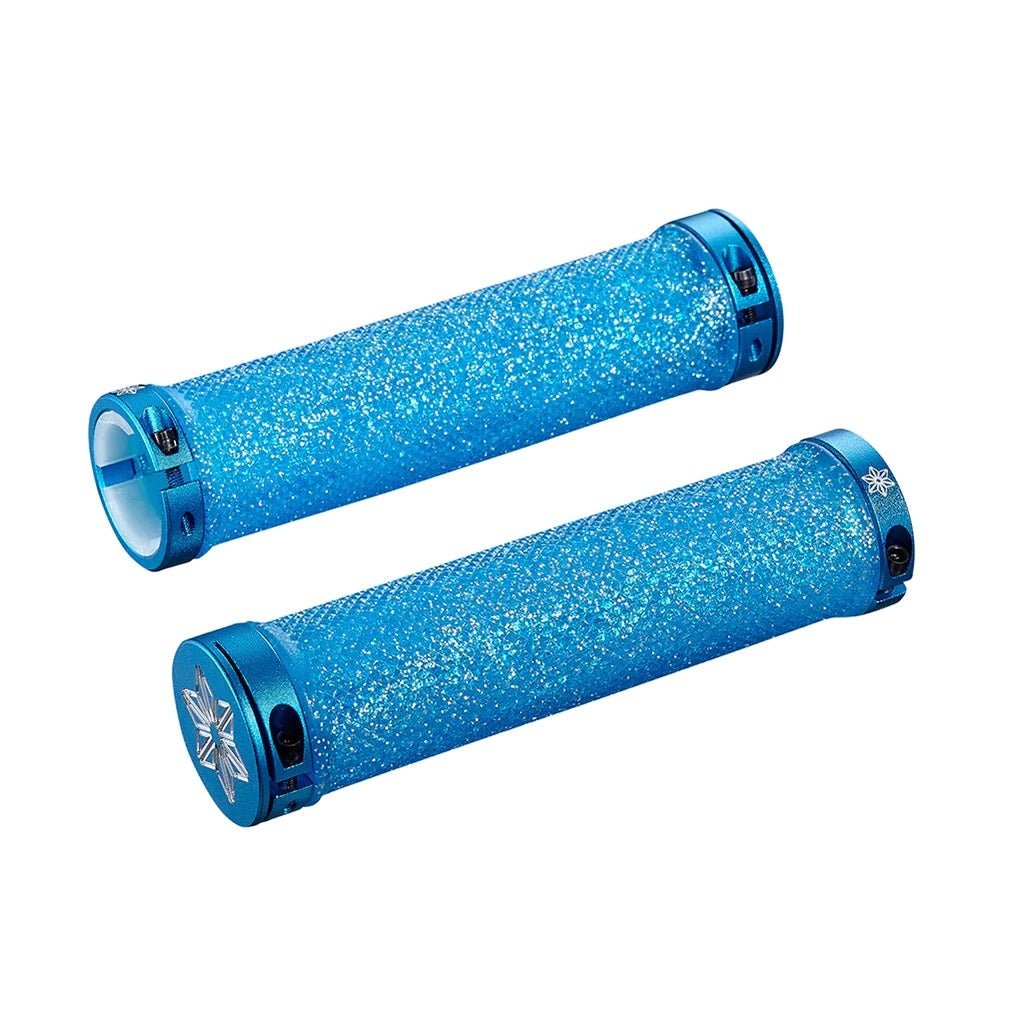 Supacaz Diamond Kush Grip – Neon Blue - image 1