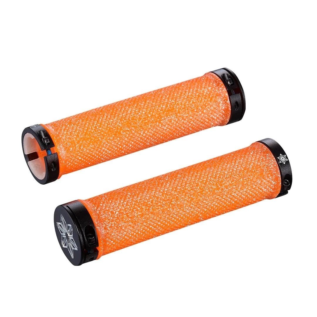 Supacaz Diamond Kush Grip – Neon Orange - image 1