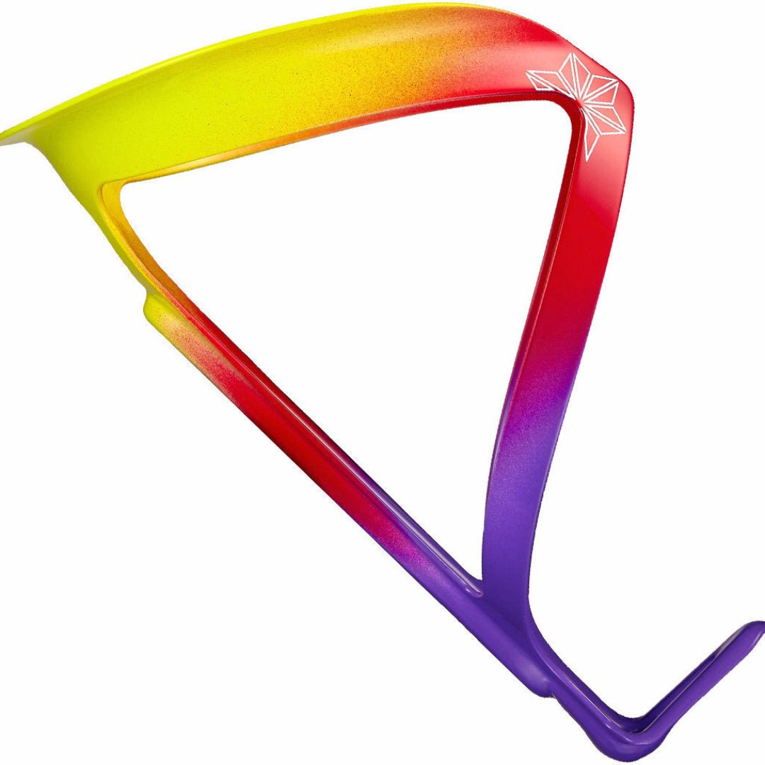 Supacaz Fly Cage Limited Edition - Neon Purple/Red/Yellow - Neon Purple/Red/Yellow