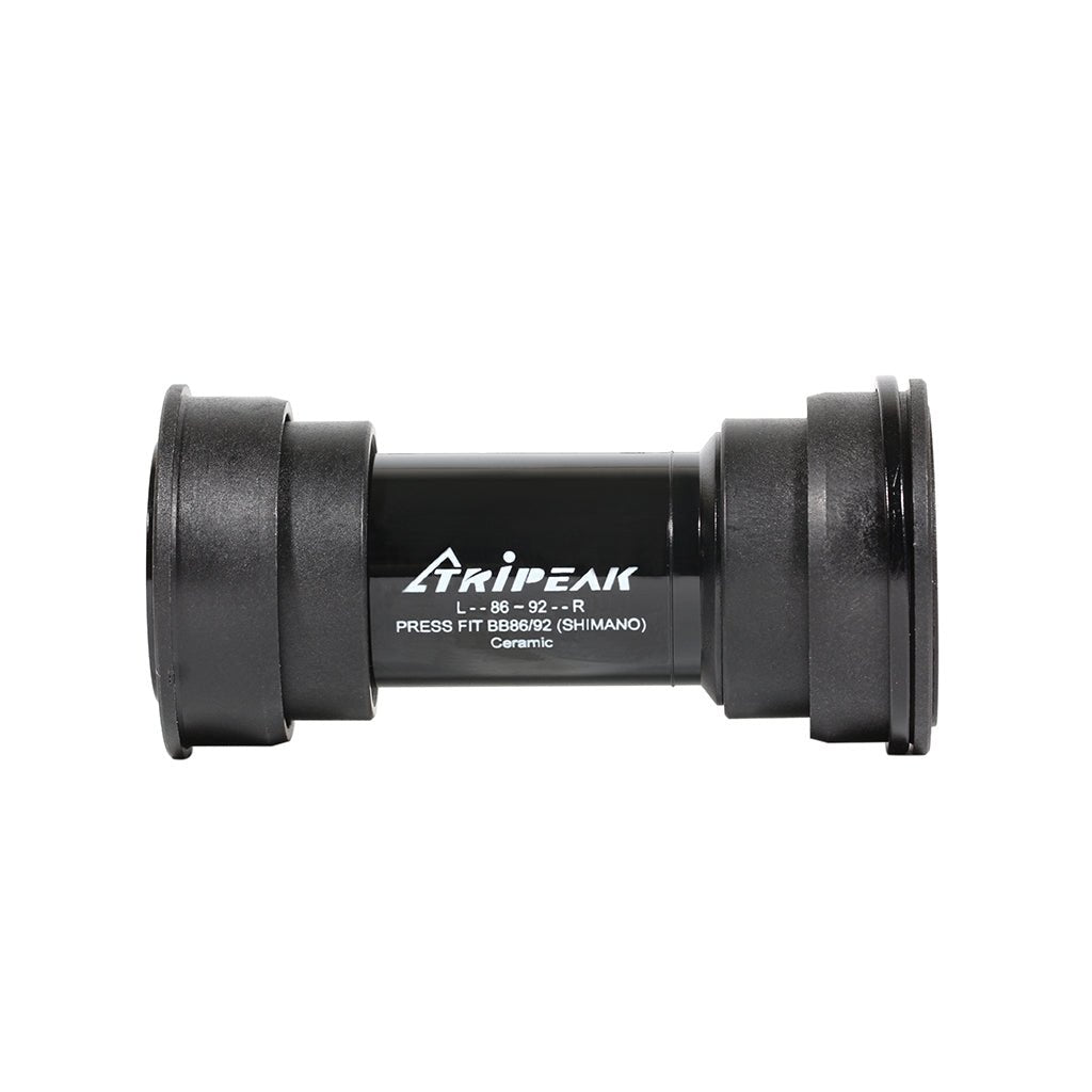Tripeak BB86 Pressfit Bottom Bracket - Ceramic - Shimano (86-92mm)-Black - image 1