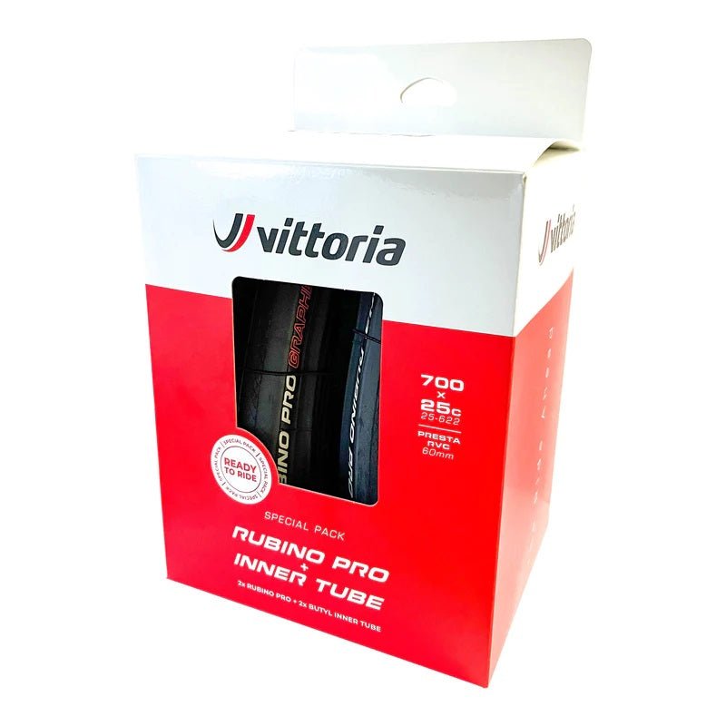 Vittoria 700c Rubino Pro Twin Pack with Free Tubes - image 2