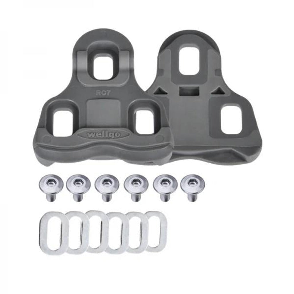 Wellgo RC-7A Cleat For Road Pedal (KEO Compatible) (9 Deg Float) - Grey - image 1